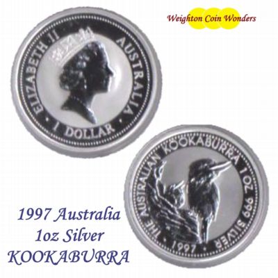 1997 Silver 1oz KOOKABURRA - Click Image to Close
